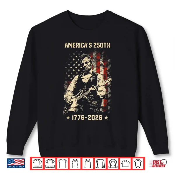 Sweatshirt Vintage 250 Years of American 250th Anniversary 1776 2026 Shirt