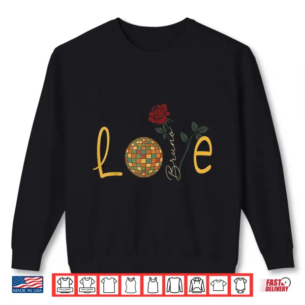 Sweatshirt Vintage Bruno Retro Love Name Gift for Men Women Kids Shirt
