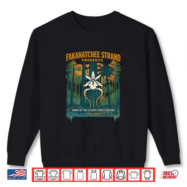 Vintage Fakahatchee Strand Florida Ghost Orchid Graphic Shirt 2 Sweatshirt Vintage Fakahatchee Strand Florida Ghost Orchid Graphic Shirt