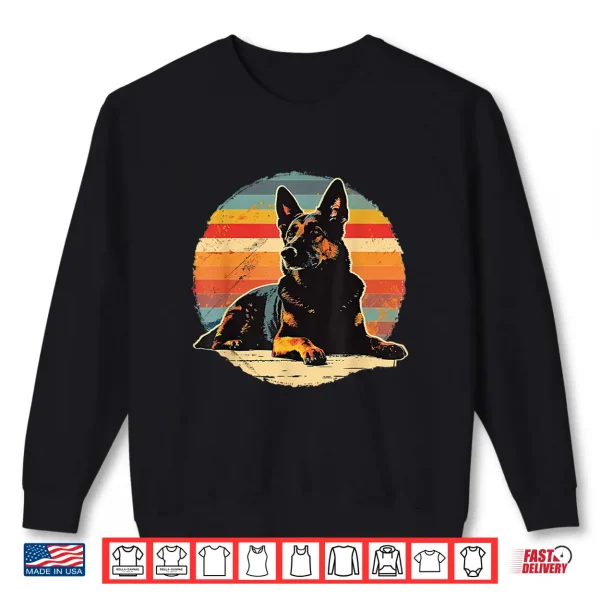 Sweatshirt Vintage German Shepherd Dog Retro Shirt