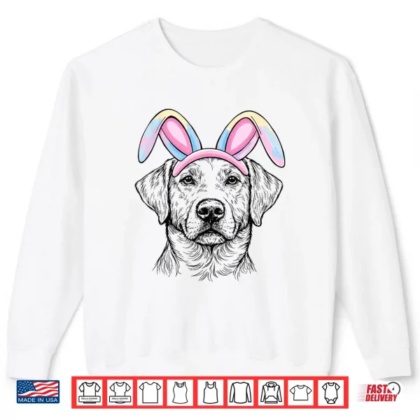 Sweatshirt Vintage Labrador Retriever Easter Bunny Ears Retriever Dog Shirt