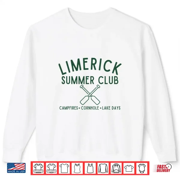 Sweatshirt Vintage Maine Lake Life Campfires Cornhole Design Shirt