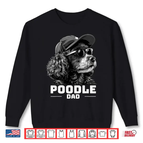 Sweatshirt Vintage Poodle Dad Shirt