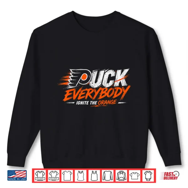 Sweatshirt Vintage Puck Everybody Flyers Vintage Design Men Women Shirt