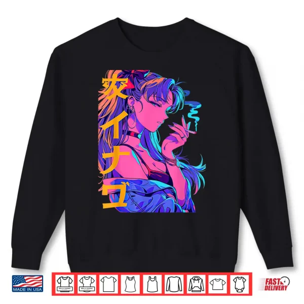 Sweatshirt Waifu Anime Horror Girl Aesthetic Shirt