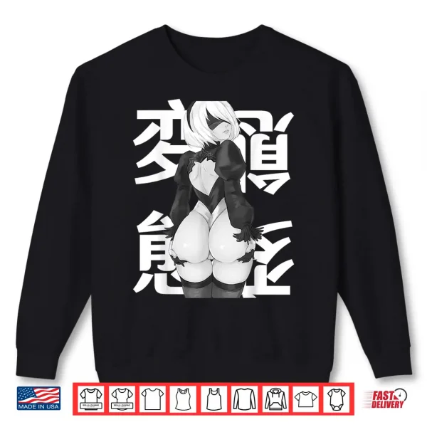 Sweatshirt Warrior Waifu Anime Otaku Manga Shirt