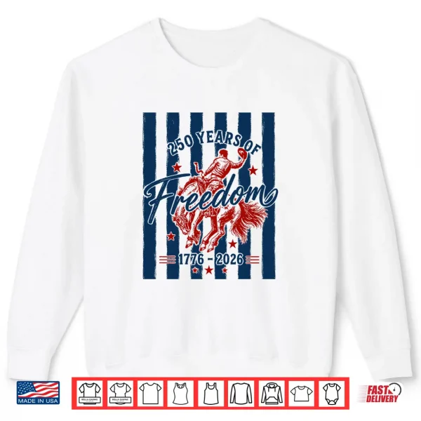 Western Cowboy Usa 250Th Anniversary 1776 2026 Patriotic Premium Tri Blend Shirt 2 Sweatshirt Western Cowboy USA 250th Anniversary 1776 2026 Patriotic Premium Tri Blend Shirt