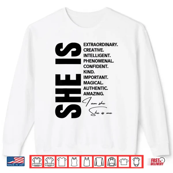 Sweatshirt Woman Affirmation Juneteenth Freedom Day Black History Month Shirt