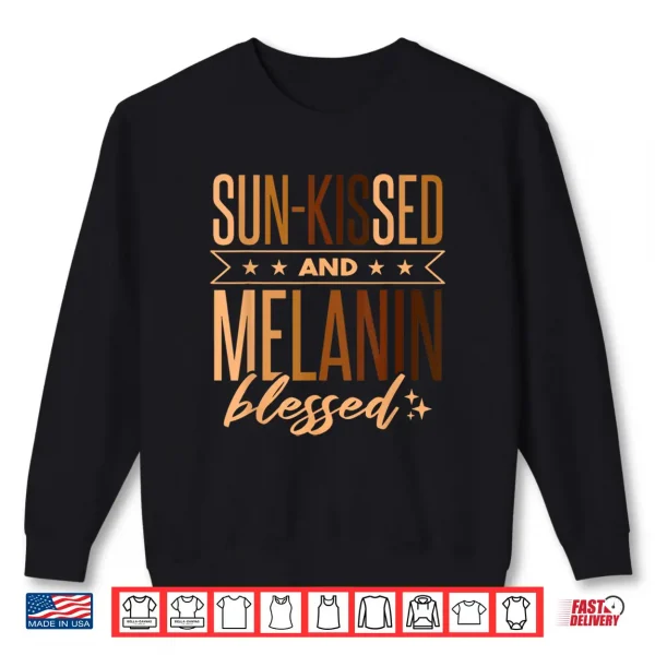Sweatshirt Women Black Pride Melanin Black History Juneteenth Shirt