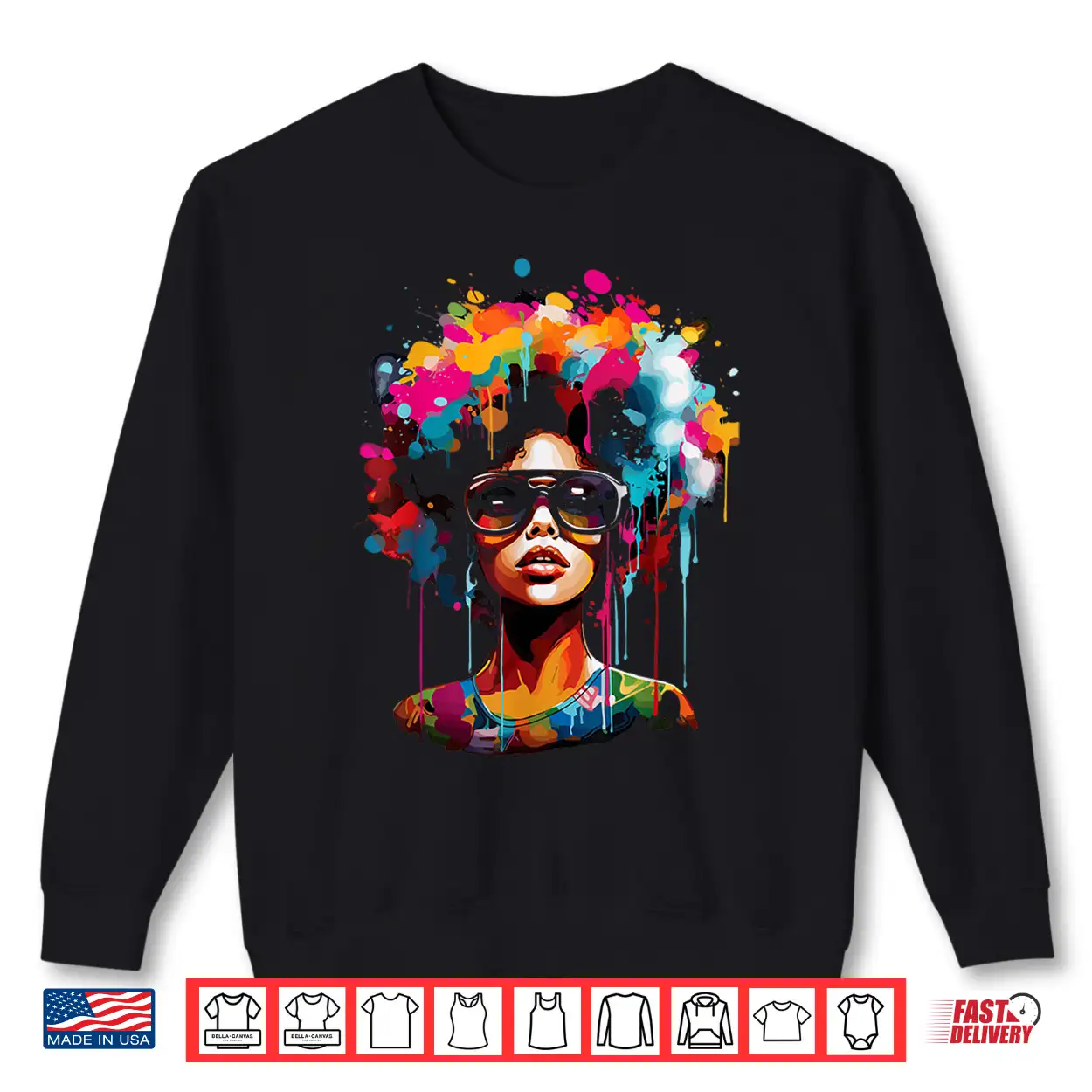 Womens Black Queen Dripping Afro Melanin Juneteenth Shirt Womens Black Queen Dripping Afro Melanin Juneteenth Shirt