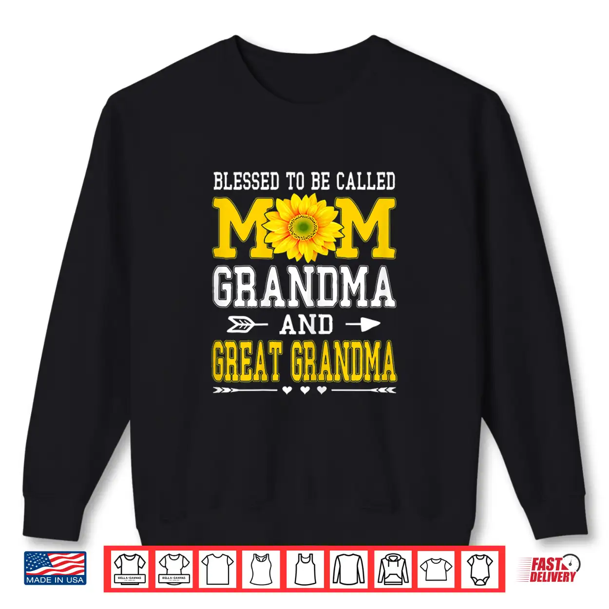 Womens Blessed To Be Called Mom Grandma Great Grandma Mother’S Day Shirt Womens Blessed To Be Called Mom Grandma Great Grandma Mother’S Day Shirt