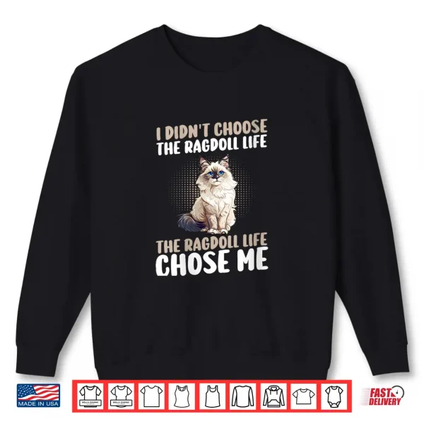 Sweatshirt Womens Cat Ragdoll Shirt