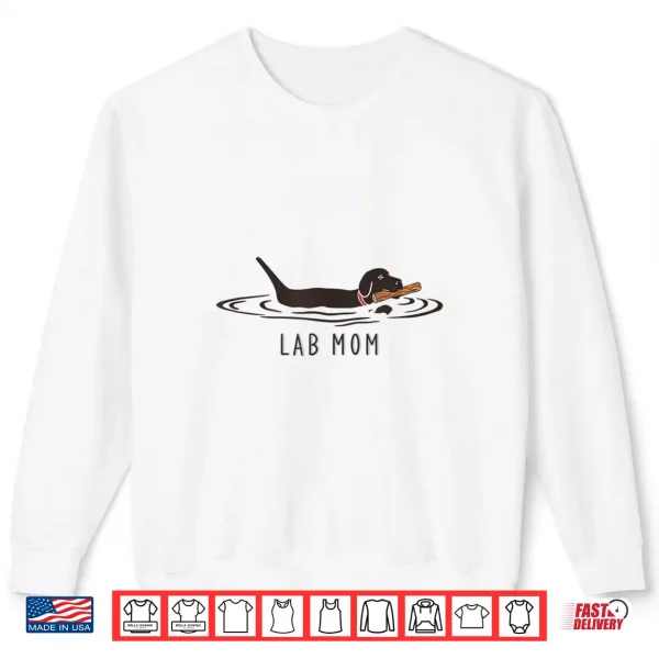 Sweatshirt Womens Lab Mom Labrador Retriever Dog Owner Shirt