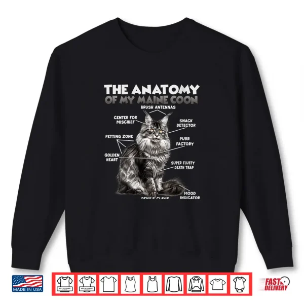 Sweatshirt Womens Maine Coon Cat T Maine Coon Cat Cat Owner Shirt