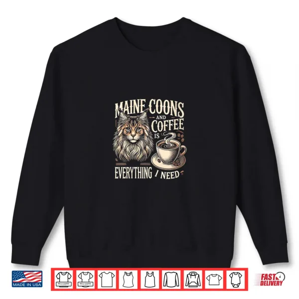 Sweatshirt Womens Maine Coon Lover Maine Coon Cat Maine Coons Shirt