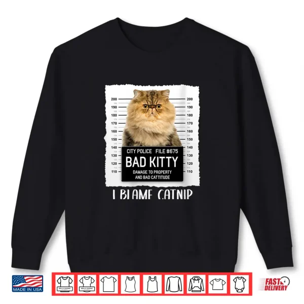 Sweatshirt Womens Red Persian Cat Lovers Funny Gift for Women Shirt
