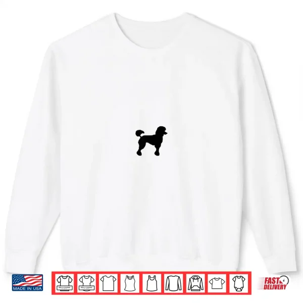 Sweatshirt Womens Sock Hop Cutie 50s Costume Shirt Big Poodle 1950s Party Shirt