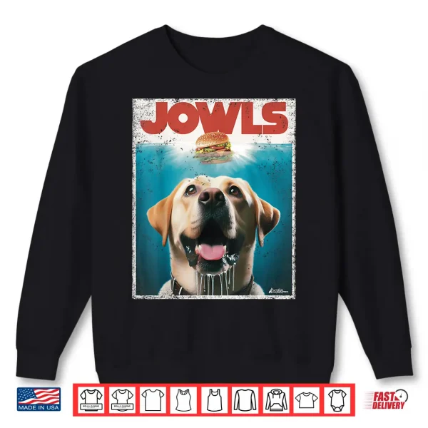 Sweatshirt Yellow Lab Jowls Labrador Retriever Dog Mom Shirt