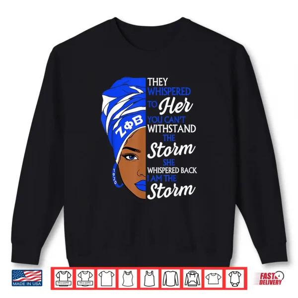 Zeta Phi Beta Sorority Black History Month African Pride Shirt 2 Sweatshirt Zeta Phi Beta Sorority Black History Month African Pride Shirt