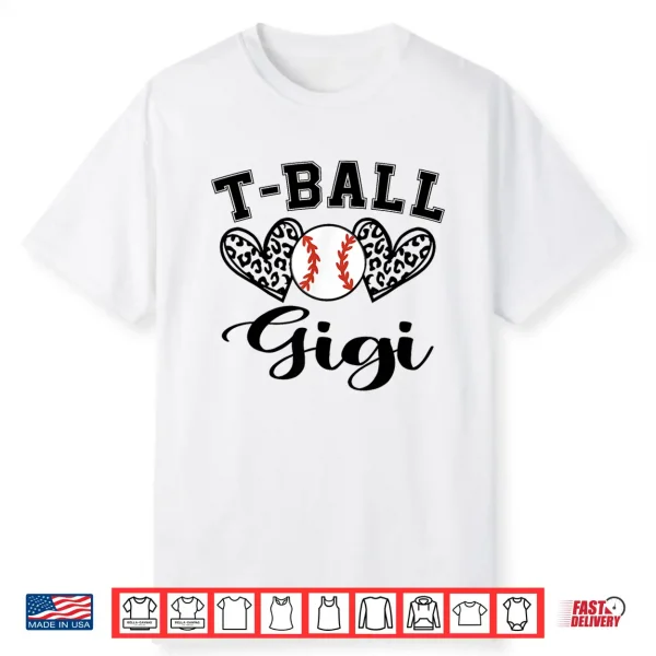 T Ball Gigi Leopard Funny T Ball Gigi Mother’S Day Shirt