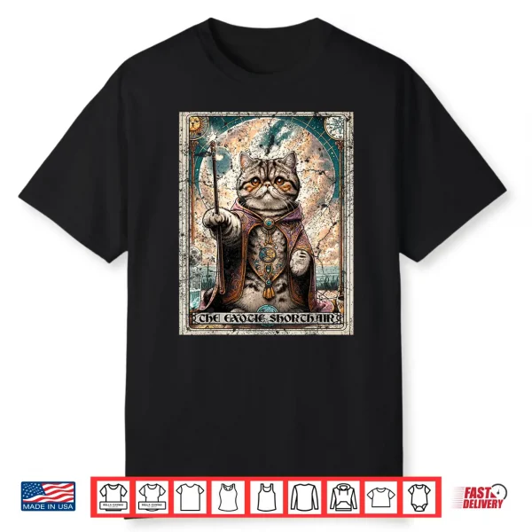 Tarot Card Exotic Shorthair Cat Shirt
