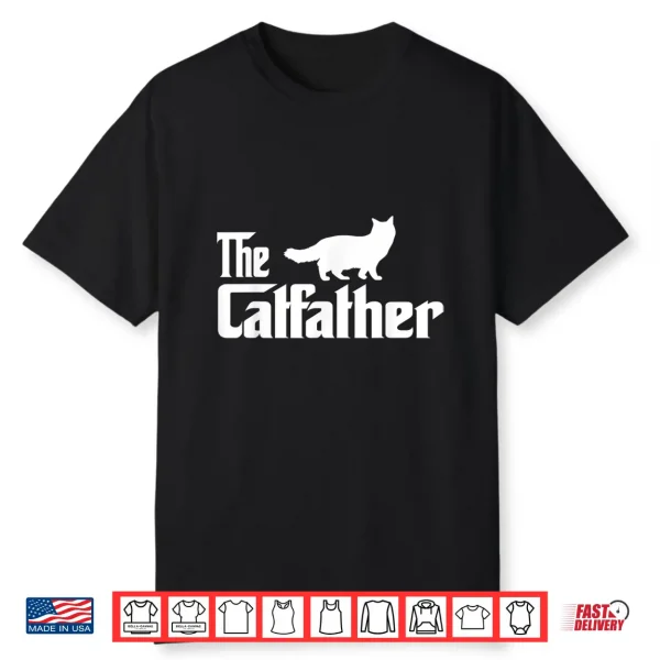 The Catfather Ragdoll Cat Lover Funny Father Cat Dad Gift Shirt