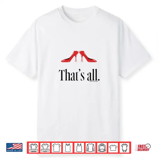 The Devil Wears Prada 2 That’S All Red High Heel Pitchfork Shirt