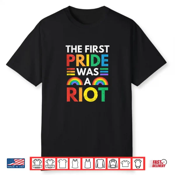 The First Pride Was A Riot Lgbtq+ Subtle Pride Month 2021 Shirt