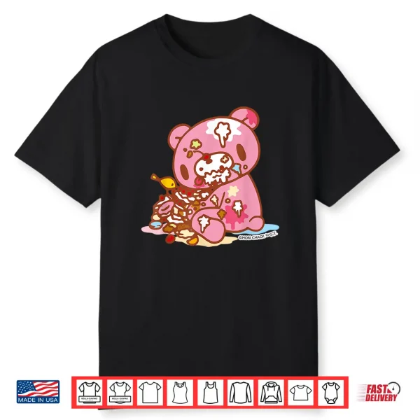 The Naughty Grizzly Junk Food Feast Anime Shirt