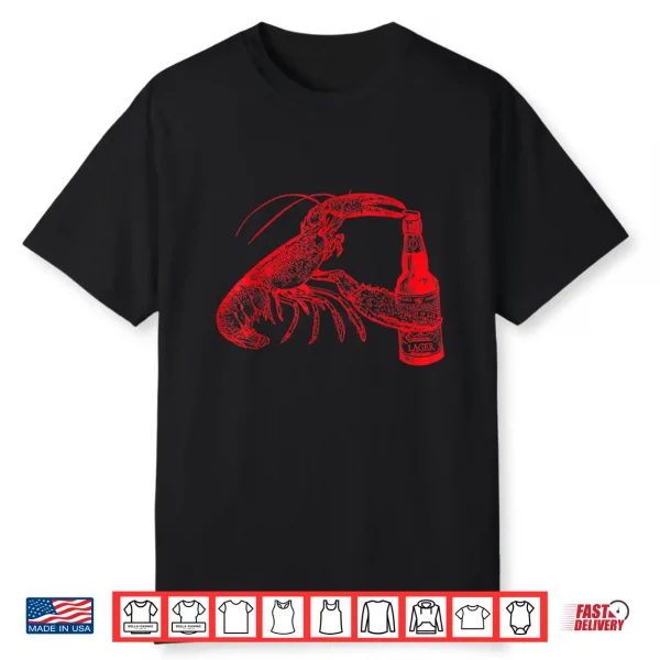 The Original Beer Drinking Lobster Funny Craft Beer Shirt Shirt