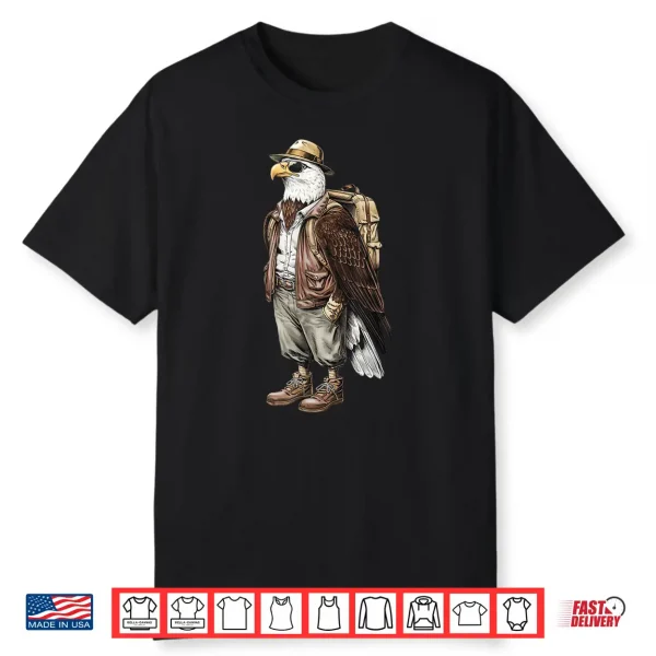 Tourist Birds Animals Eagles Lover Eagle Backpacking Shirt