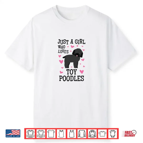 Toy Poodle Gift For Girls And Women Shirt
