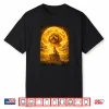 Toy Poodle Howling To The Moon Vintage Funny Dog Graphic Shirt