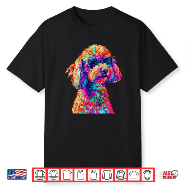 Toy Poodle Lovers Design Pop Art Funny Toy Poodle Dog Shirt