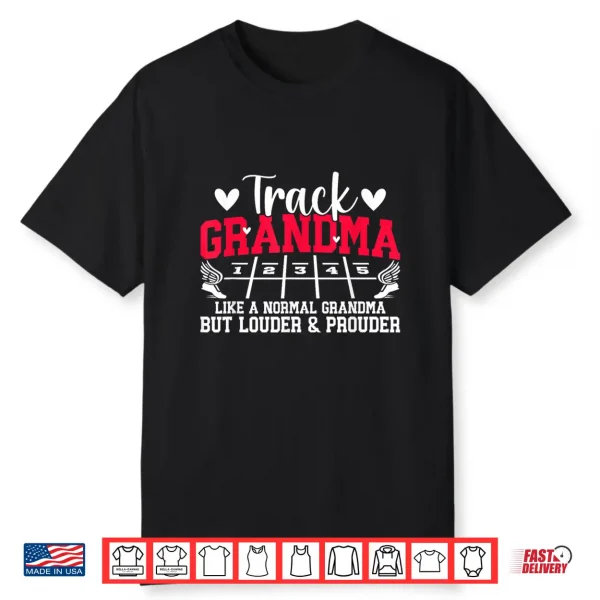 Track Grandma Track And Field Grandma Definition Shirt
