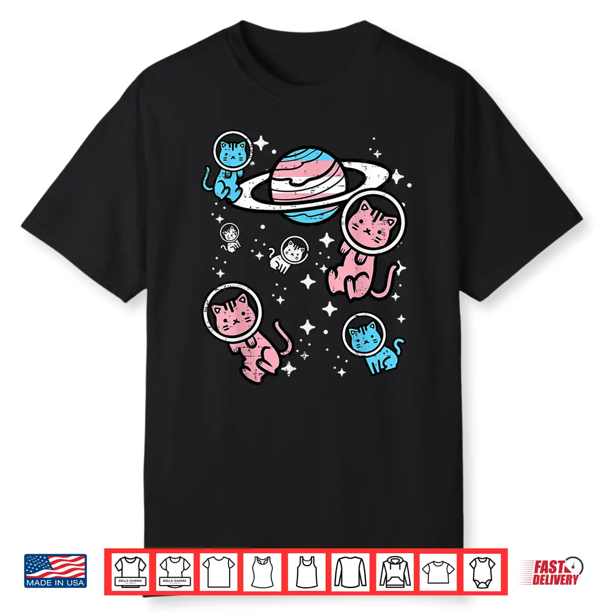 Trans Cats In Space Transgender Transsexual Pride Month Lgbt Shirt Trans Cats In Space Transgender Transsexual Pride Month Lgbt Shirt