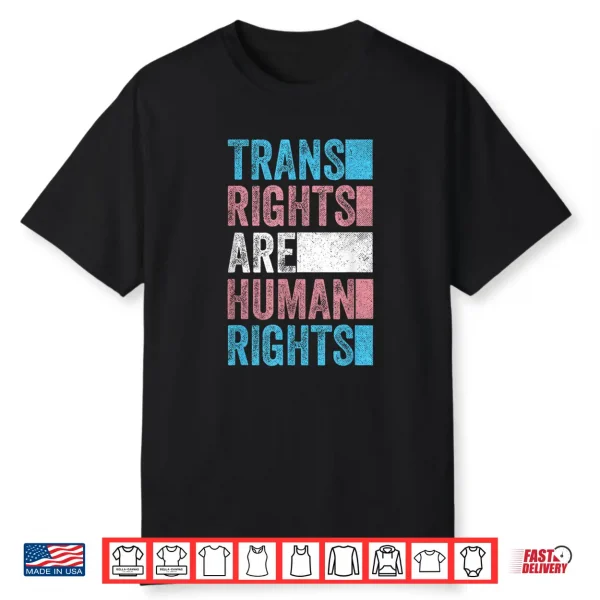 Trans Rights Are Human Rights Outfit Transgender Lgbtq Shirt