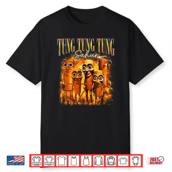 Tung Tung Tung Sahur Is Calling Funny Italian Brainrot Meme Shirt