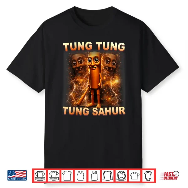 Tung Tung Tung Sahur Is Calling Funny Italian Brainrot Shirt