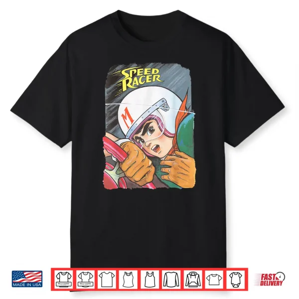 Us Speed Racer Logo Close 01 White Shirt