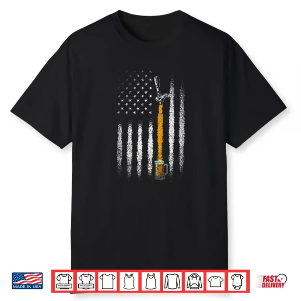 Usa Flag Craft Beer Shirt