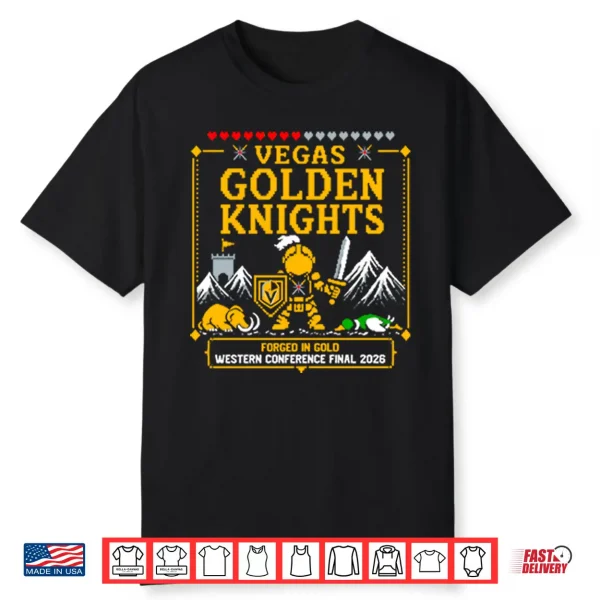 Vegas Golden Knights 2026 Western Conference Final Shirt