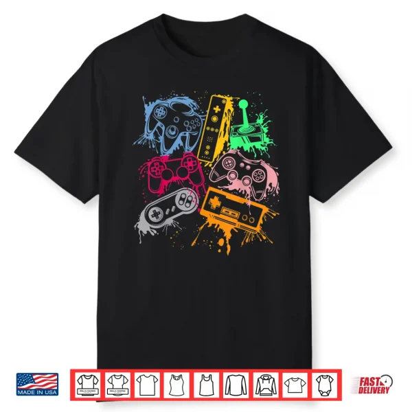 Video Game Console Controllers For The Competitive Gamer Shirt
