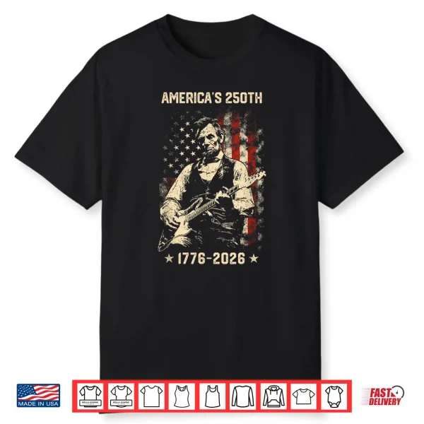 Vintage 250 Years Of American 250Th Anniversary 1776 2026 Shirt
