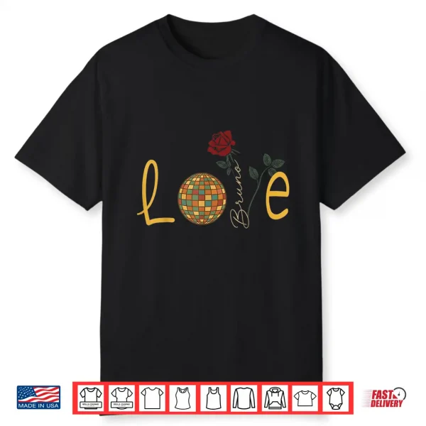 Vintage Bruno Retro Love Name Gift For Men Women Kids Shirt