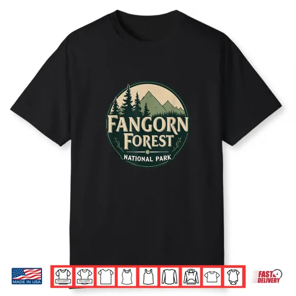 Vintage Fangorn Forest National Park Bookworms Saying Retro Shirt