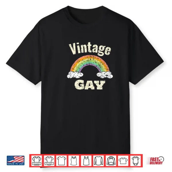 Vintage Gay Lgbt Retro Gay Pride Month Funny Lgbtq Shirt
