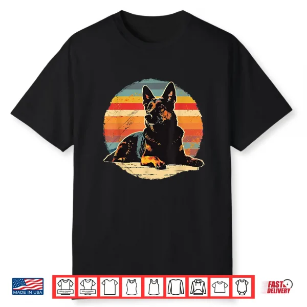 Vintage German Shepherd Dog Retro Shirt