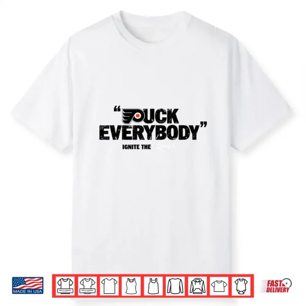 Vintage Puck Everybody Flyers Design Shirt