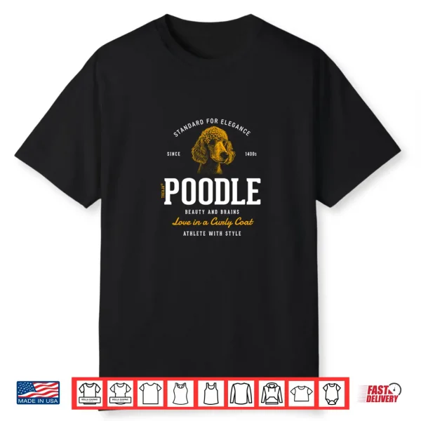 Vintage Styled Retro Poodle Shirt